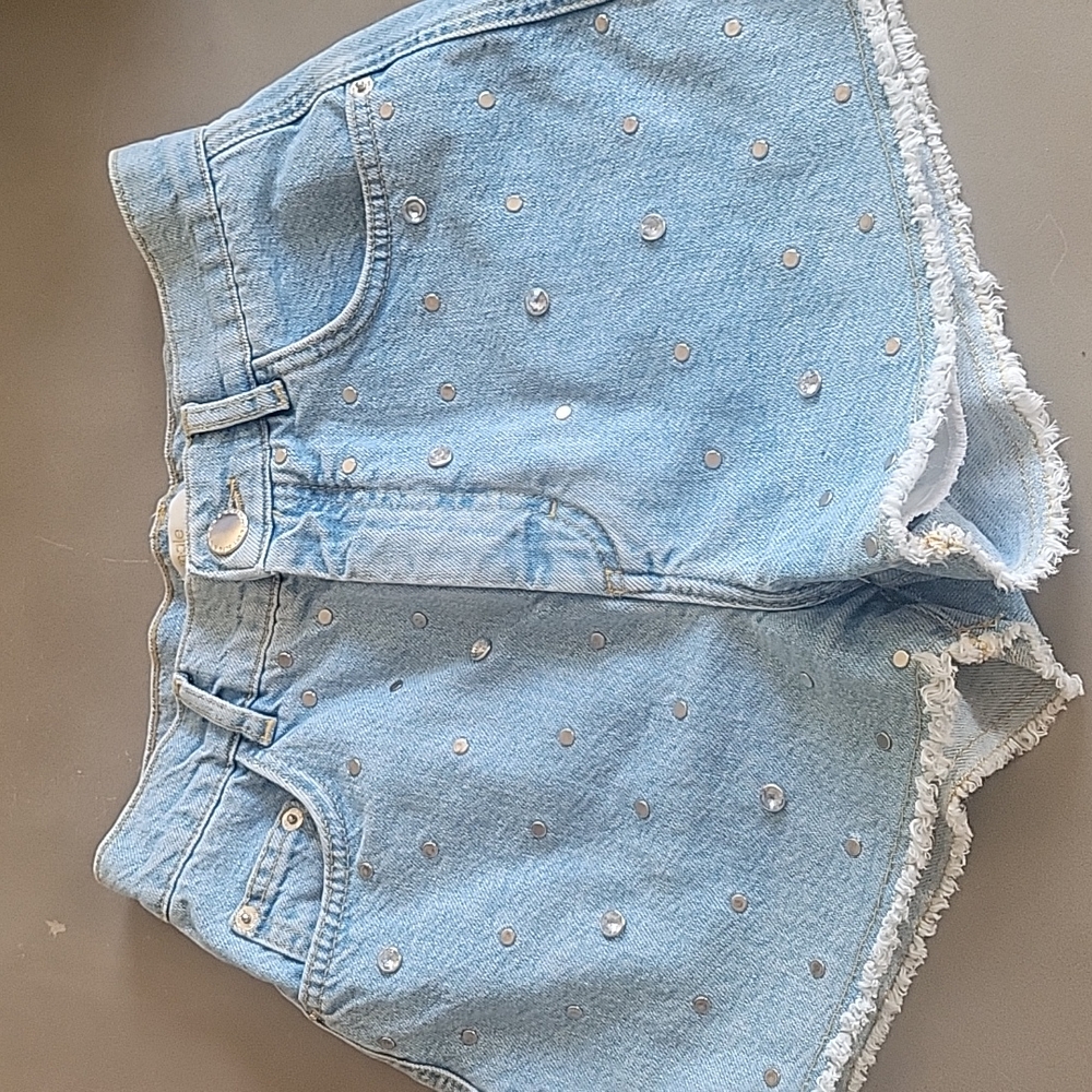 Maje Denim Short Size S - Picture 4 of 14